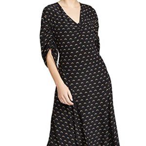 Opening Ceremony Rainbow Silk Dress